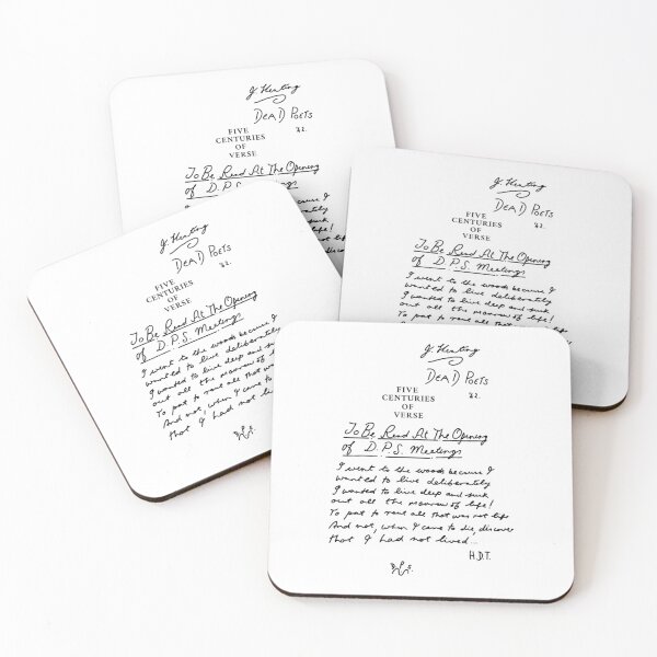 Item preview, Dead Poets Society five centuries of verse black designed and sold by mickiemcgowan.