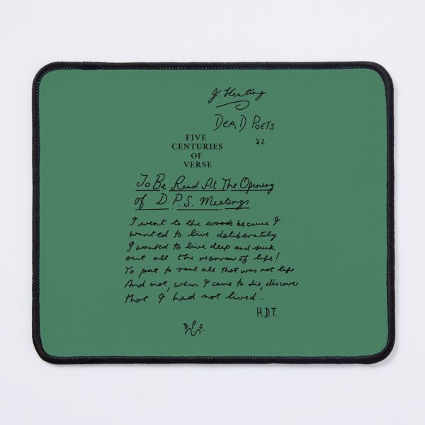 Item preview, Dead Poets Society five centuries of verse black designed and sold by mickiemcgowan.