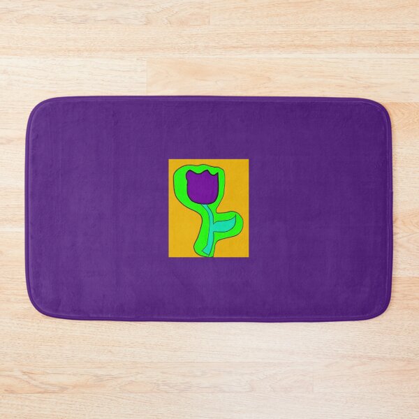 Item preview, Purple Tulip Hand Drawn Folk Artwork designed and sold by Earth Nature Creations.