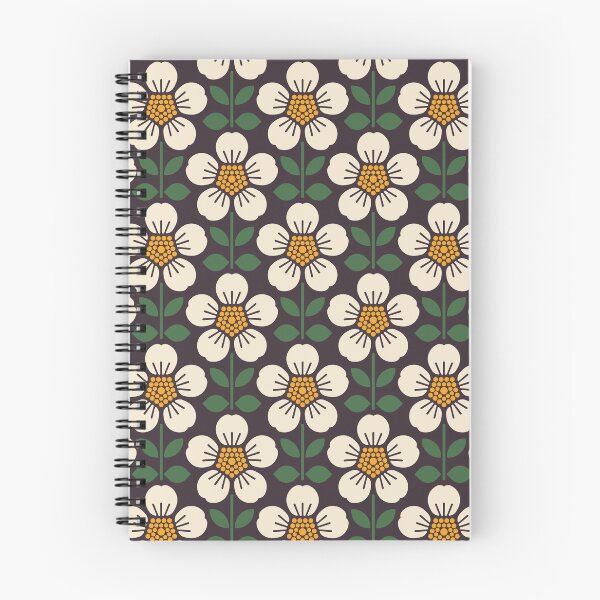 Artikelvorschau, KF 0054 B – Retro-Vintage-Buttercup-Blume, minimalistisches 70er-Jahre-modernes geometrisches Blumenmuster entworfen und verkauft von KhakiFinch.