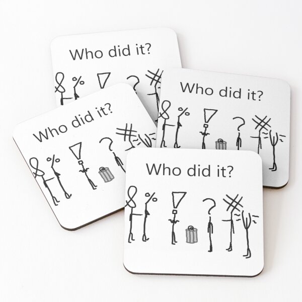 Item preview, Who did it? designed and sold by Billy Peet.