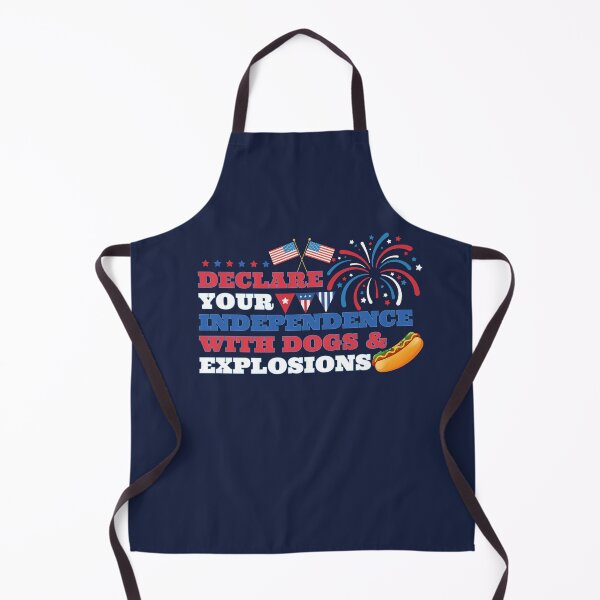 Item preview, July 4th Hot Dogs Fireworks BBQ Explosion designed and sold by SunfullyYours.