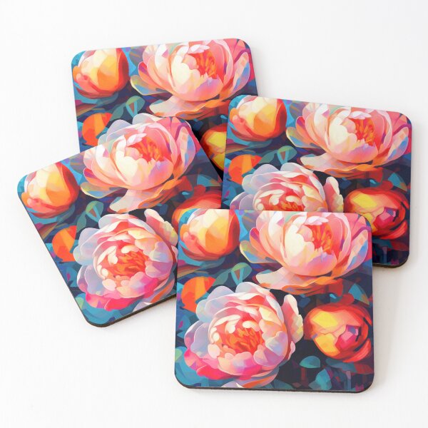 Item preview, Contemporary Peonies: A Modern Interpretation of Floral Beauty designed and sold by printmeartfully.
