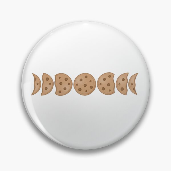 Item preview, Chocolate Chip Cookie Moon Phases Cute designed and sold by TheEclecticKat.
