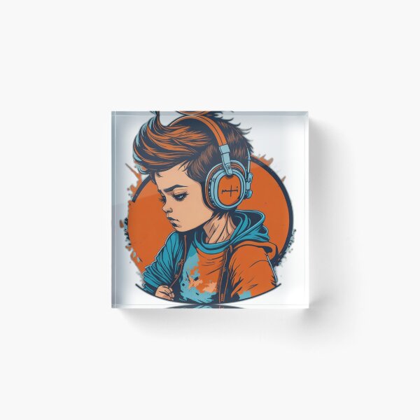 Item preview, Kendall Roy headphones Taylor Swift Evermore designed and sold by Threadsmiths.