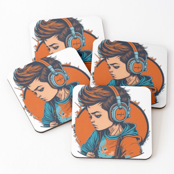 Item preview, Kendall Roy headphones Taylor Swift Evermore designed and sold by Threadsmiths.