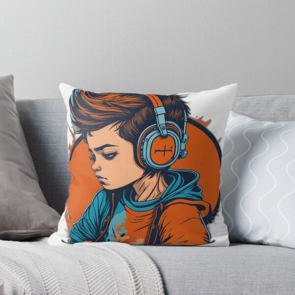 Item preview, Kendall Roy headphones Taylor Swift Evermore designed and sold by Threadsmiths.