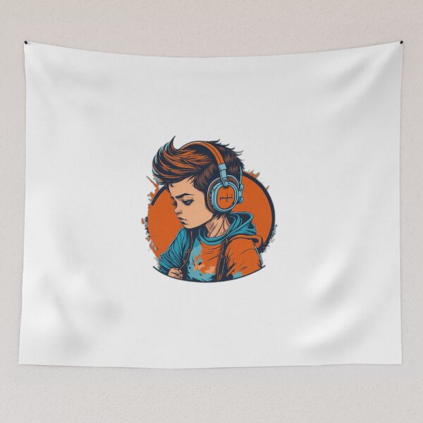 Item preview, Kendall Roy headphones Taylor Swift Evermore designed and sold by Threadsmiths.
