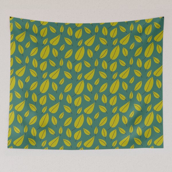 Item preview, Simple green leaves pattern designed and sold by anyramagic.