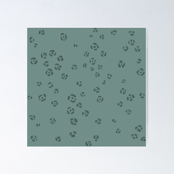 Item preview, Leopard spots (turquoise version) designed and sold by AliciaDiamond.