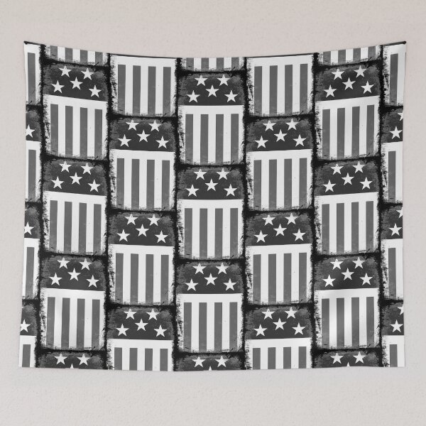 Item preview, Stars and Stripes - Firestarter - Black and White designed and sold by iconatastic.