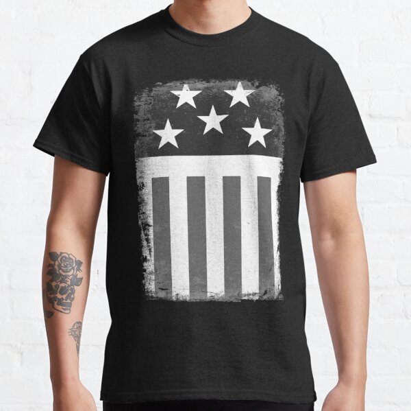 Stars & Stripes USA Flag Pocket T-shirt, 31PKT