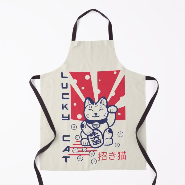 Item preview, Maneki Neko Lucky Cat Poster Vintage Retro Propaganda designed and sold by StudioNola.