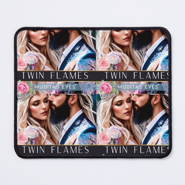 Item preview, Romantic Floral Wedding Twin Flame Couple Sticker designed and sold by MuditasEyes.