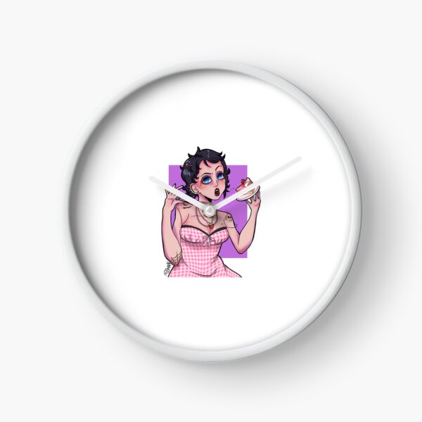 Item preview, Goth girl caught eating strawberry cake  designed and sold by iggybeldraws.