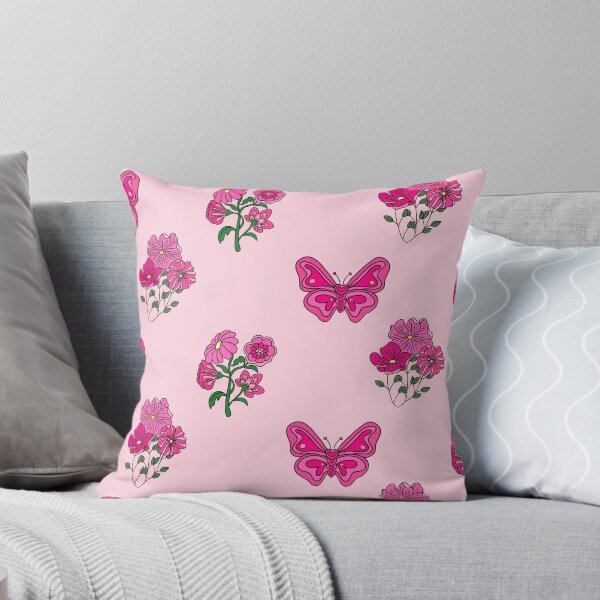 Item preview, Pink Sticker Pack - Pink flowers and butterfly designed and sold by anahehe.