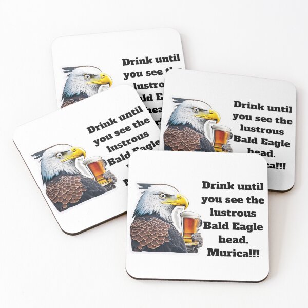 Item preview, 4th Of July Drink until you see the lustrous Bald Eagle head.  designed and sold by ShopULove.