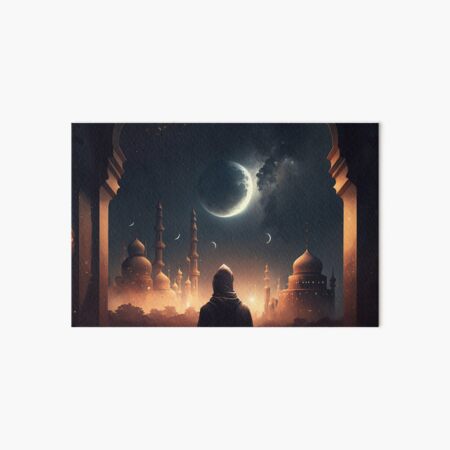 Item preview, Moonlit Serenity: Islamic Mosque designed and sold by Visual Foundry.