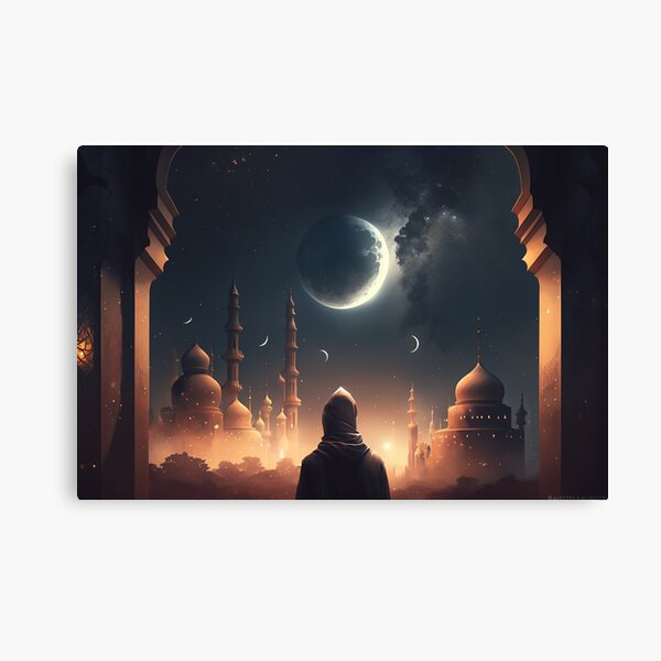 Item preview, Moonlit Serenity: Islamic Mosque designed and sold by Visual Foundry.