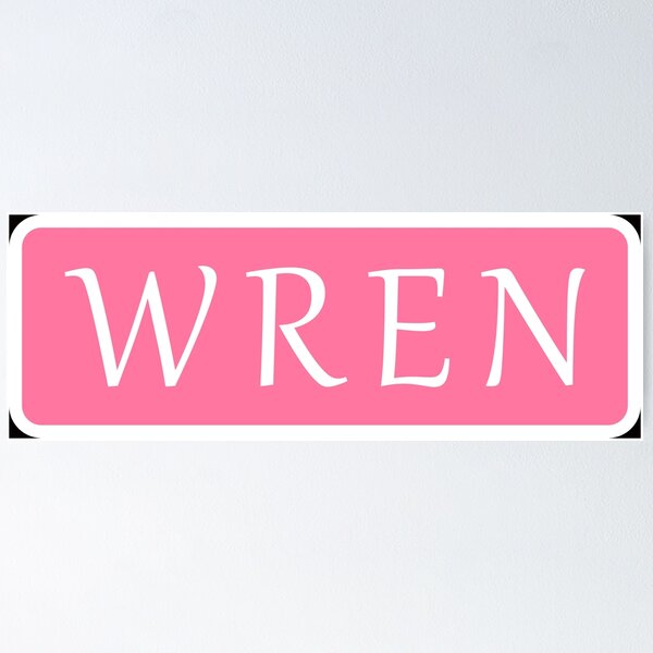 Item preview, Wren Girls Name designed and sold by Jeallan Designs.