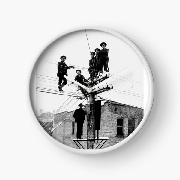 Item preview, Winter Linemen c. 1910 designed and sold by Daniel Hagerman.