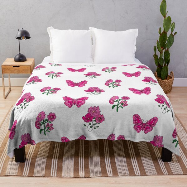Item preview, Pink Sticker Pack - Pink flowers and butterfly designed and sold by anahehe.