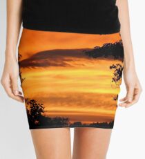 Fiery Sunset Mini Skirt