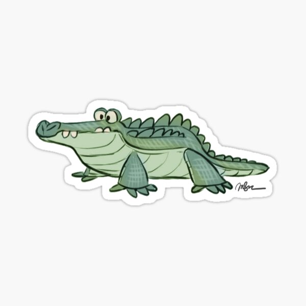 Item preview, Cartoon - Goofy Gator designed and sold by AnsonsArtZoo.