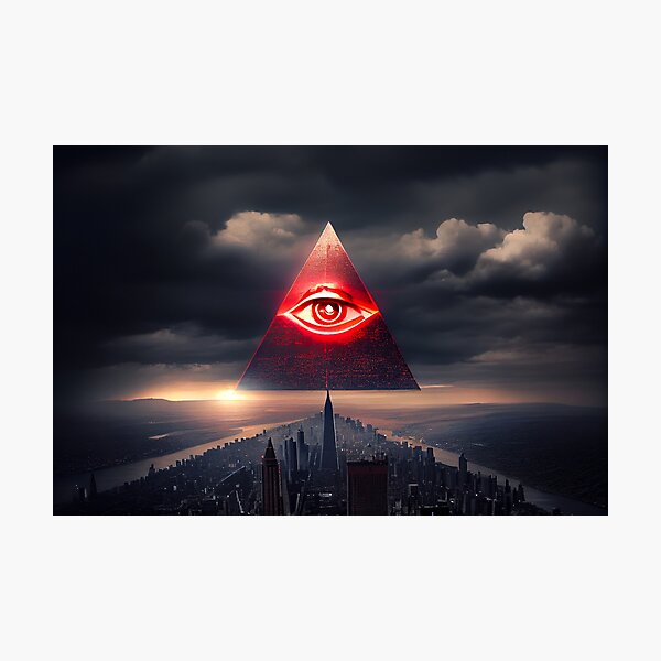 Artikelvorschau, The All-Seeing Eye: Illuminated City entworfen und verkauft von Visual Foundry.