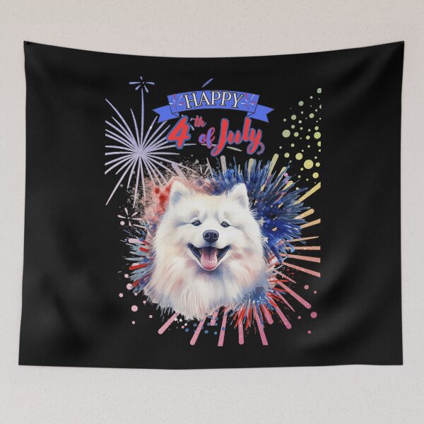Item preview, Samoyed: Happy 4th of July  designed and sold by Vindbult.