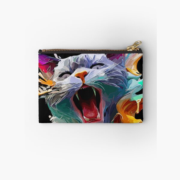 Item preview, Cat Face Colorful Illustration designed and sold by The Funscape Store.