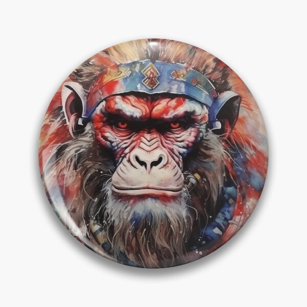Item preview, Abstract Water Color Painting of the Monkey King  designed and sold by dandljason.