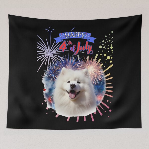 Item preview, Samoyed: Happy 4th of July  designed and sold by Vindbult.