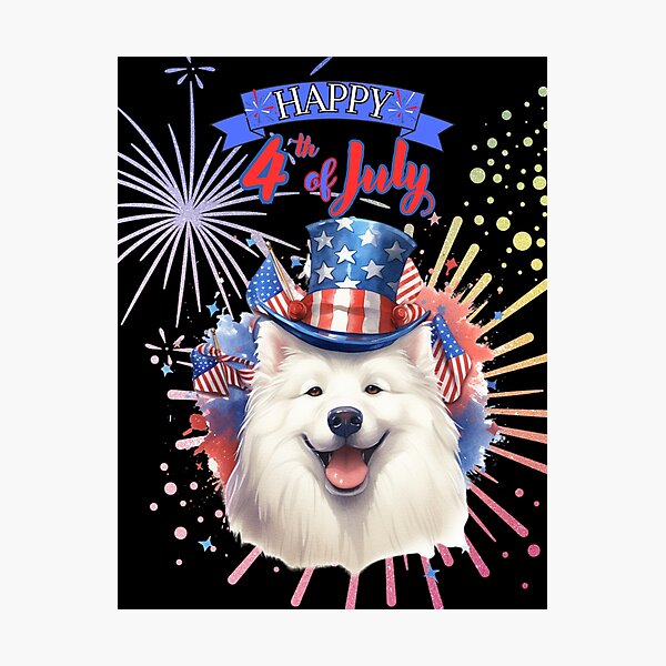 Item preview, Samoyed: Happy 4th of July designed and sold by Vindbult.