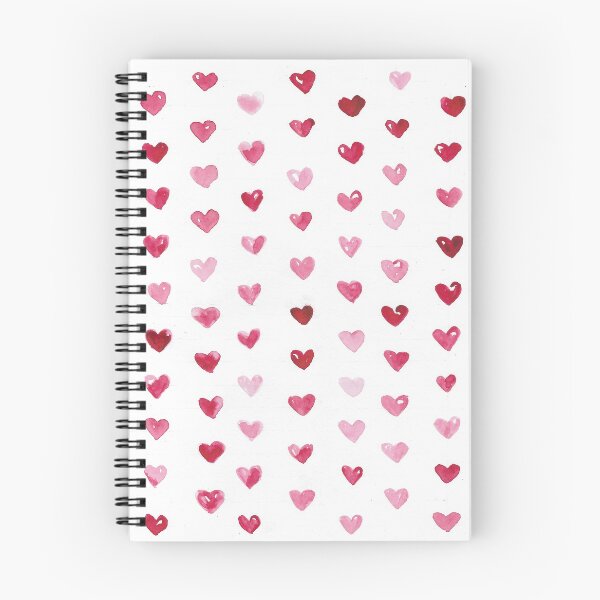 Item preview, Pink Love Heart Painted Print designed and sold by holly-sells-art.