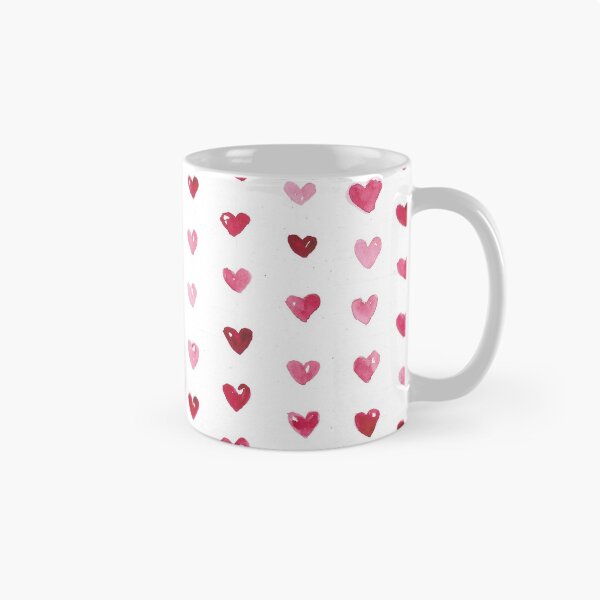Item preview, Pink Love Heart Painted Print designed and sold by holly-sells-art.
