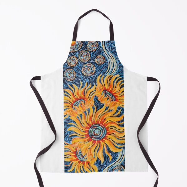Item preview, Starry Night Sunflowers designed and sold by Megan JL Evans Art.