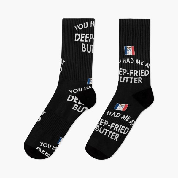 Item preview, You Had Me At Deep-Fried Butter Distressed Iowa designed and sold by twHistory.