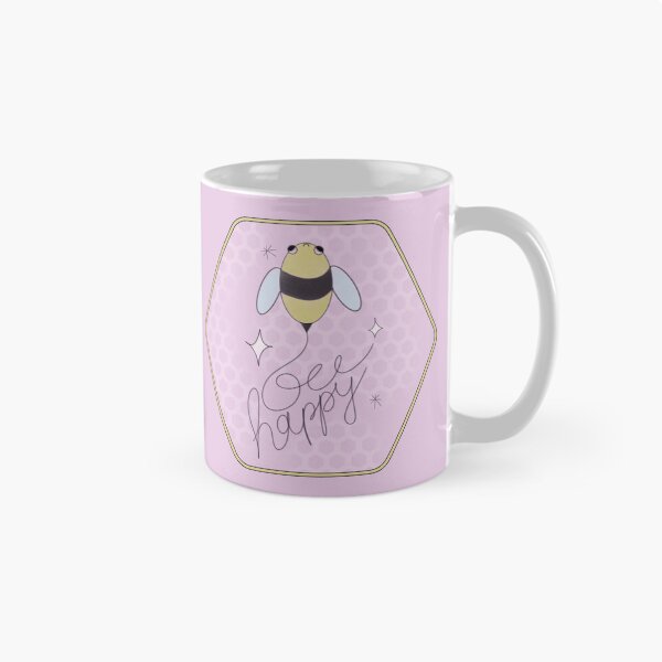 Item preview, abeja feliz designed and sold by MoodleDoon.