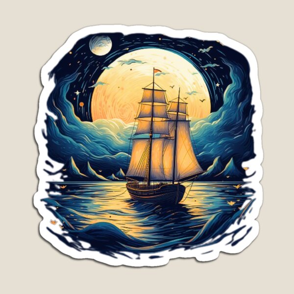 Item preview, navegar de noche designed and sold by MyOrb.