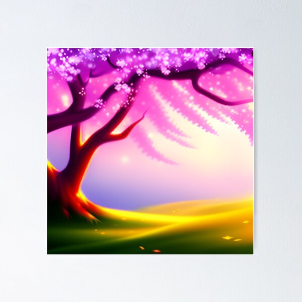 Item preview, Árbol de flor de cerezo floreciente designed and sold by Adventurous Apparel.