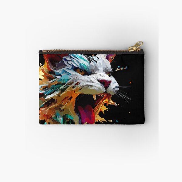 Item preview, Cat Face Colorful Illustration designed and sold by The Funscape Store.