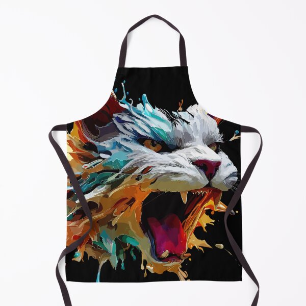 Item preview, Cat Face Colorful Illustration designed and sold by The Funscape Store.