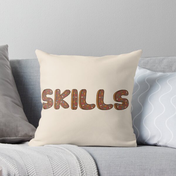 Item preview, Skills Word Shaped Like Chocolate Donuts  designed and sold by ITCHAWAWAA.