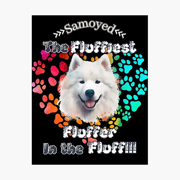 Item preview, Samoyed: The Fluffiest Fluffer In the Fluff!! designed and sold by Vindbult.