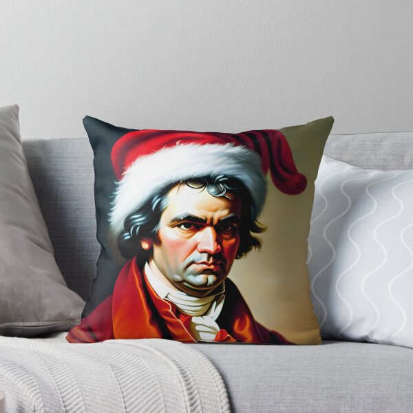 Aperçu de l'œuvre Père Noël Beethoven (Noël des célébrités) créée et vendue par Robert Steadman.