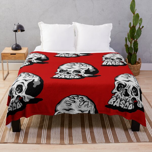 Item preview, Classic skull in black and grey  designed and sold by TommyBasco.