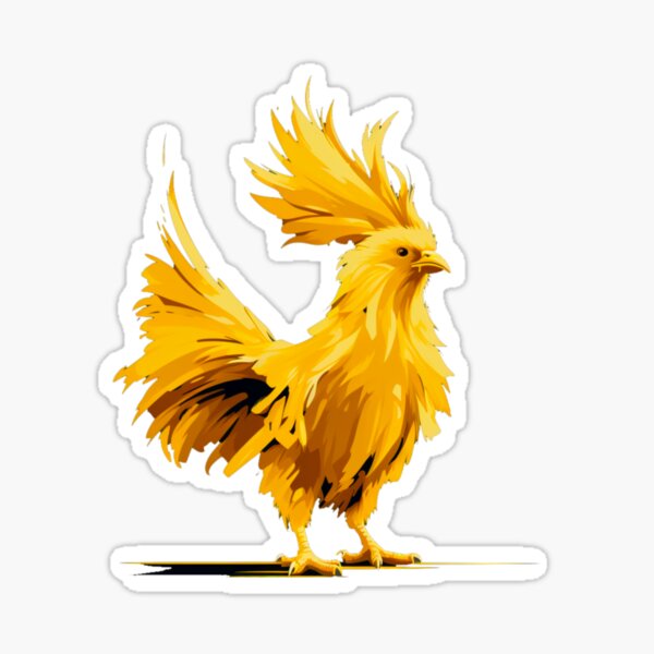 Chocobo Sticker For Sale By Hanxtyler Redbubble