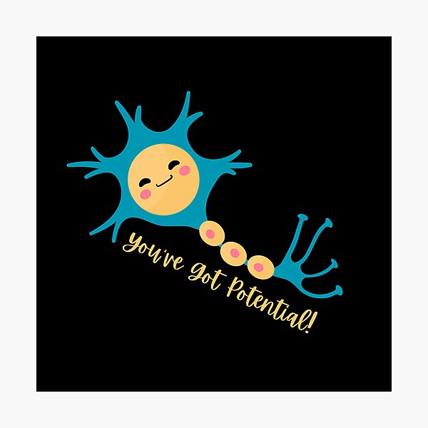 Item preview, You've Got Potential (for dark background) designed and sold by YellowfishShop.