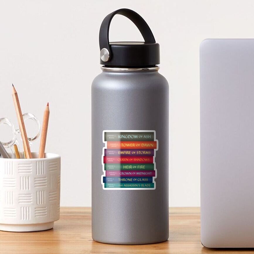 Throne of Glass Book Series Stack Sticker